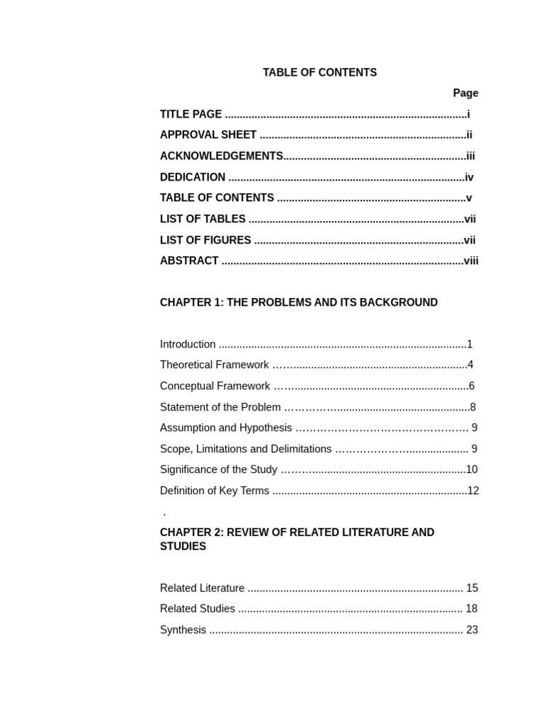 Table of Contents | PDF | Methodology