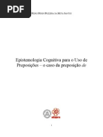 Epistemologia Cognitiva para o Uso de Preposições