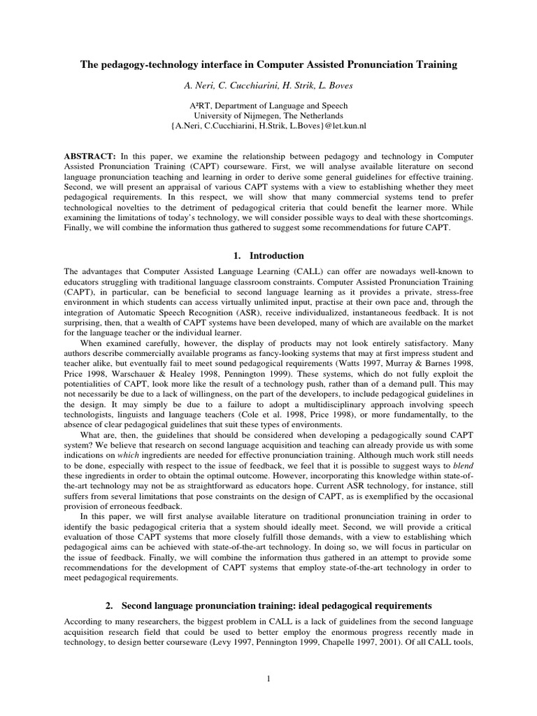 paper1 | PDF | Second Language | Fluency