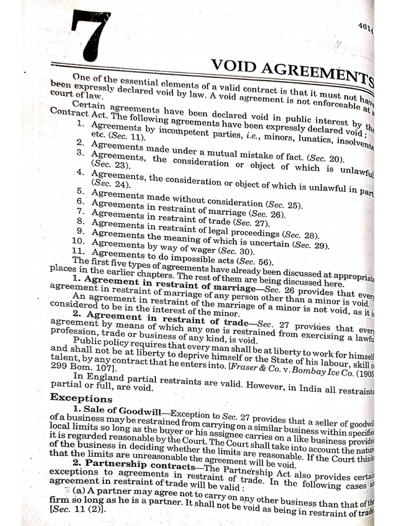 Void Agreements | PDF