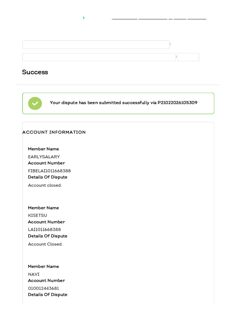 Account Closed | PDF