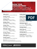 CTVOlympicCoverage Schedule