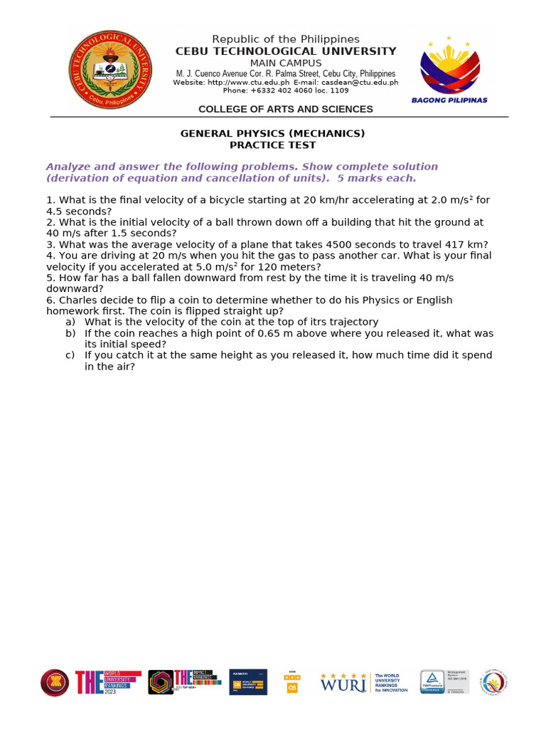 General Physics Lec | PDF