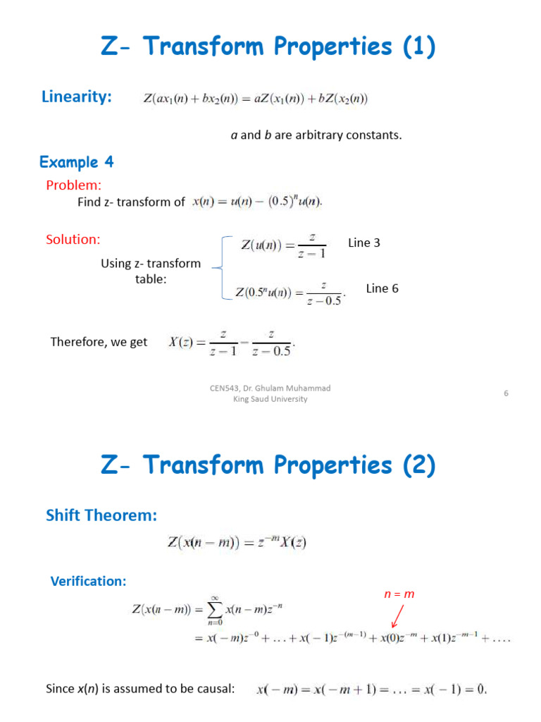 Z Transform 2 | PDF