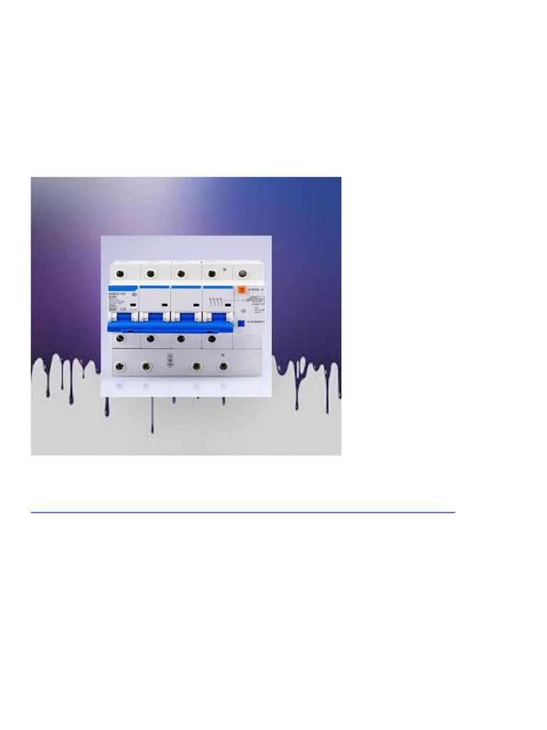 0170 AC230 400V N XB LE-125 4P Residual Current Device D 63 80 100 125A ...