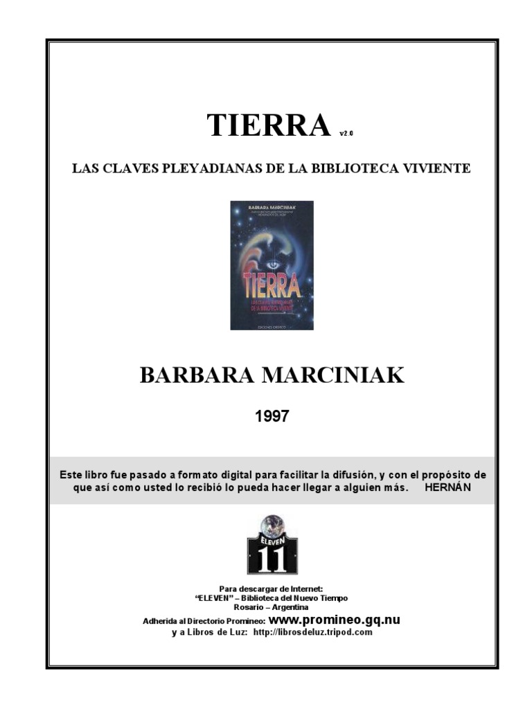 Earth Pleiadian Keys to the Living Library Barbara Marciniak Spanish