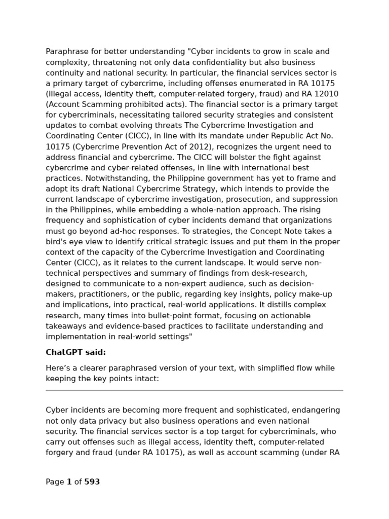 Declaration of Policy Draft | PDF | Cybercrime | Computer Security