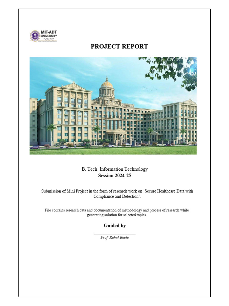Project Report (Cyber Security) | PDF | Security | Computer Security