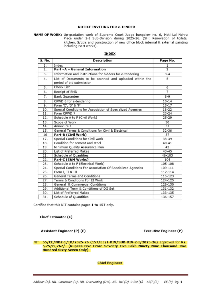 Delhi CPWD | PDF