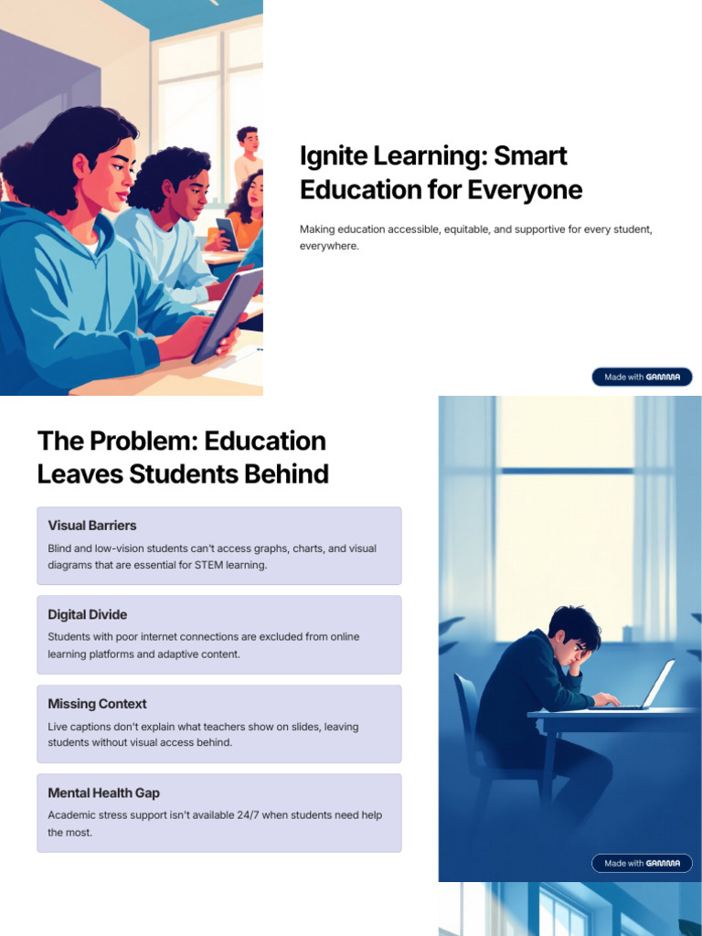 Ignite Learning Smart Education For Everyone | PDF | Artificial ...