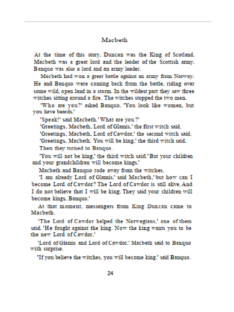 Macbeth | PDF