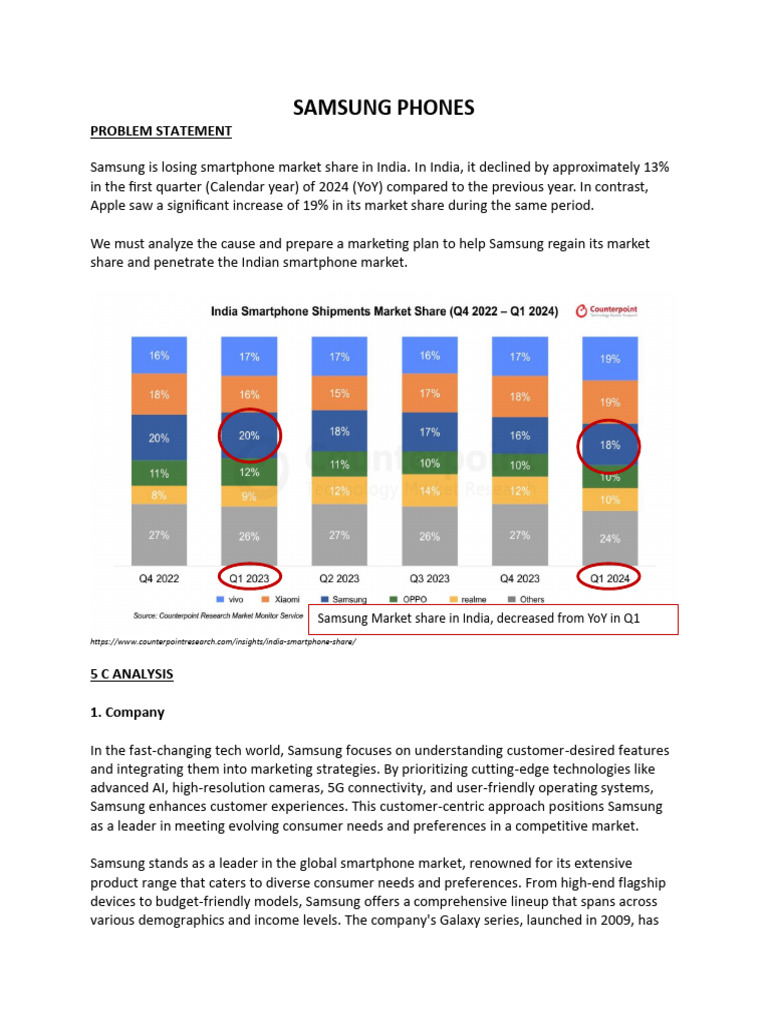 Samsung Deliverable | PDF | Smartphone | Market Segmentation
