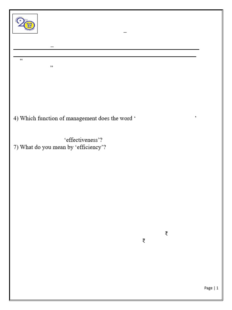 Bs Ws 1 | PDF | Employment | Goal