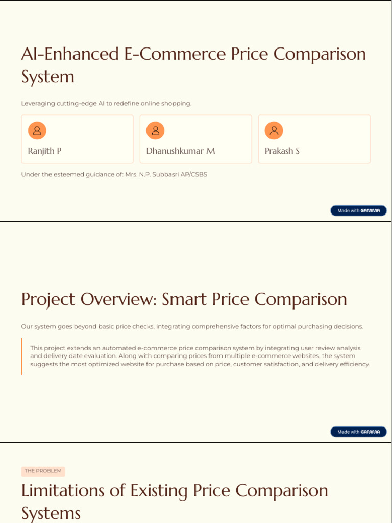 AI Enhanced E Commerce Price Comparison System | PDF | Scalability | E ...