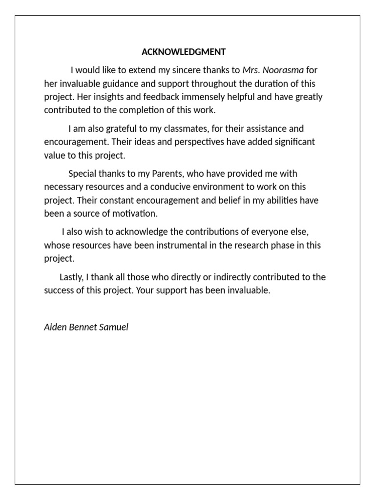 Acknowledgment[1] | PDF