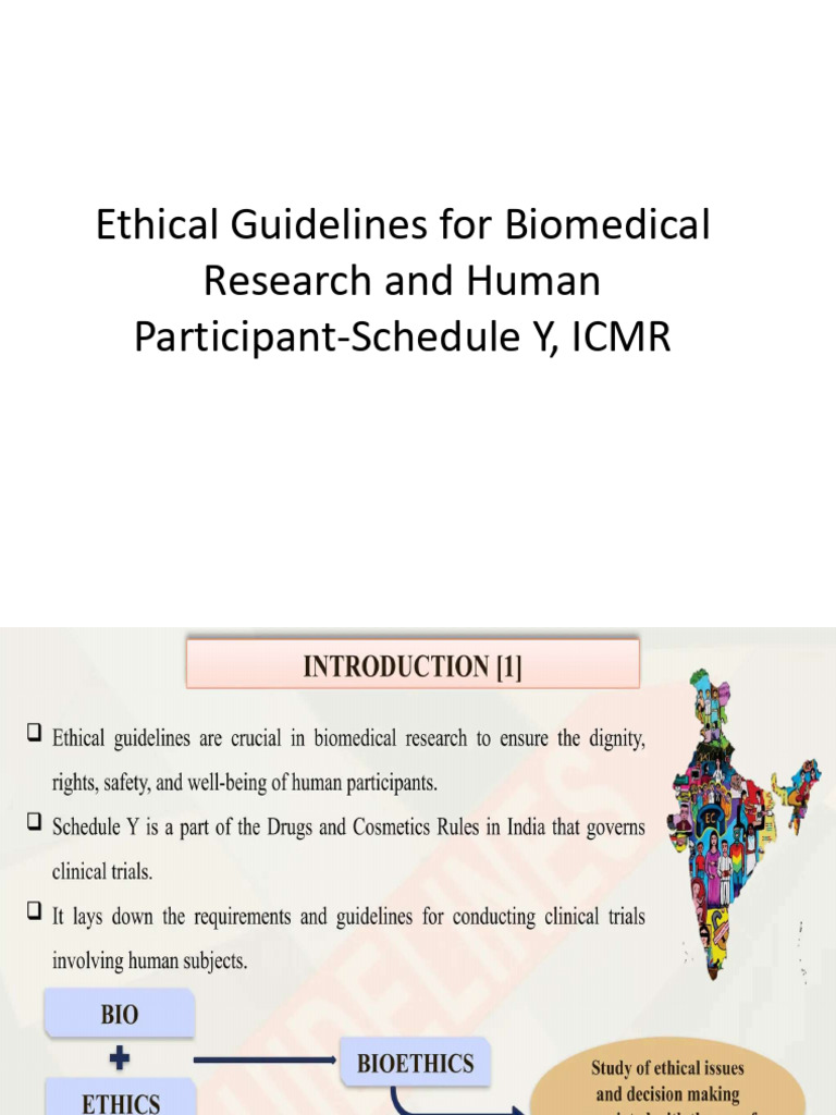 Ethical Guidelines for Biomedical Research | PDF