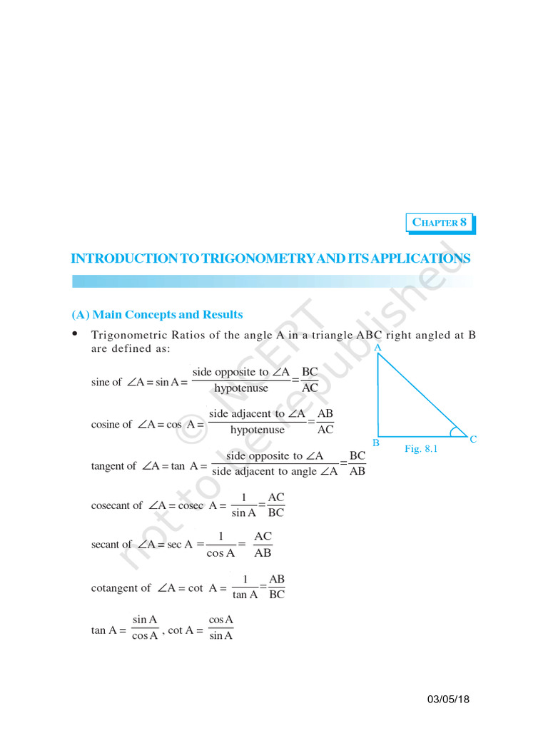 Introduction to Trignometry | PDF | Trigonometric Functions | Trigonometry
