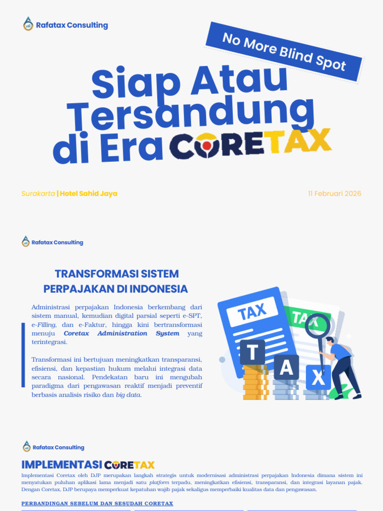 Materi - Seminar Dan Sarasehan Rafatax Consulting 2026 | PDF