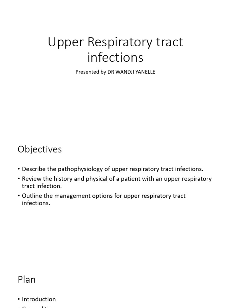 Respiratory Tract Infections (Autosaved) | PDF | Common Cold | Medical ...