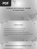 Neonatal Lab Values Reference Guide | PDF | Infants | Preterm Birth