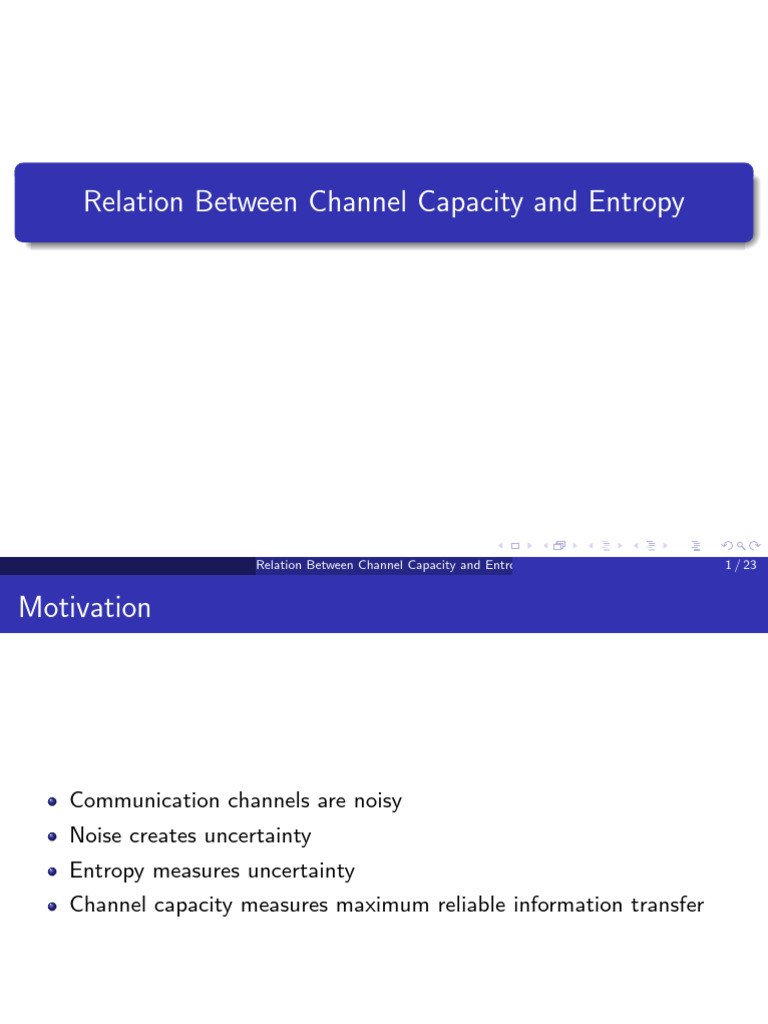 Channel Capacity Contd (9) | PDF | Applied Mathematics | Probability Theory