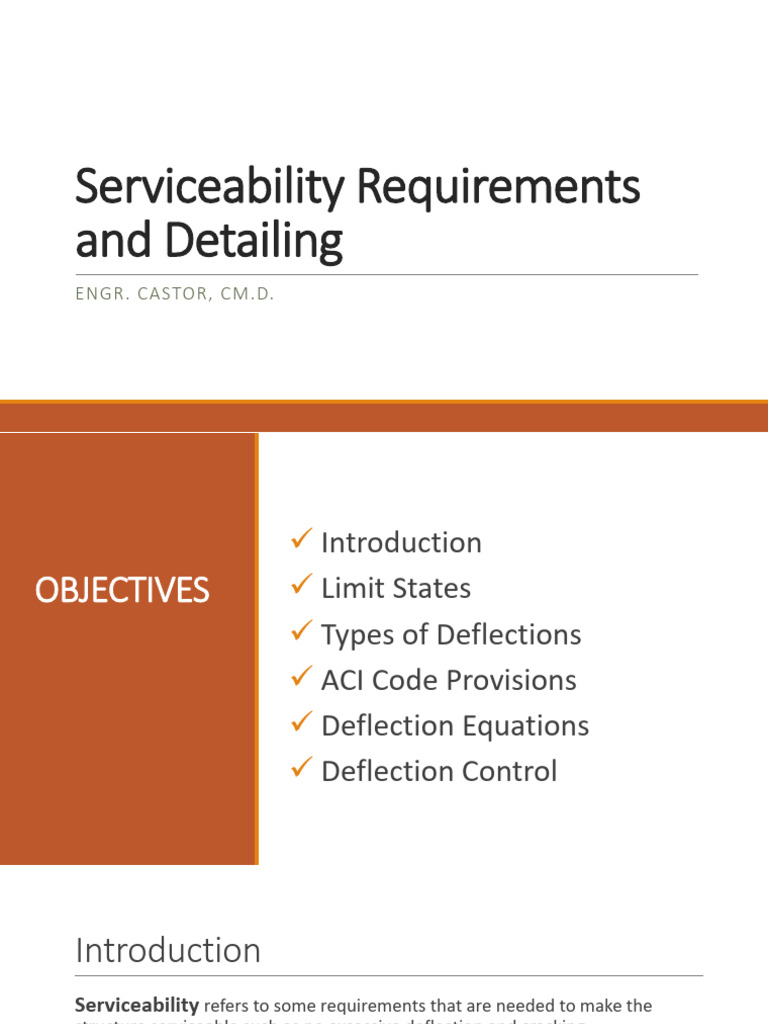 Serviceability Requirements and Detailing | PDF | Buckling | Civil ...