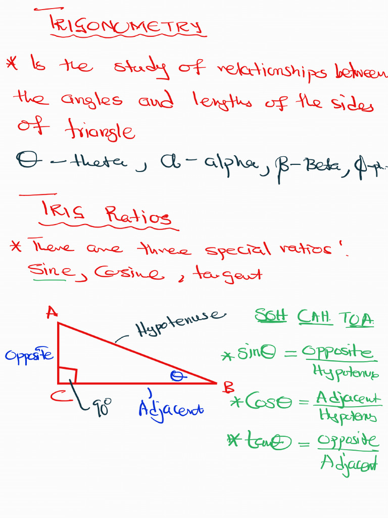 Trigonometry I | PDF
