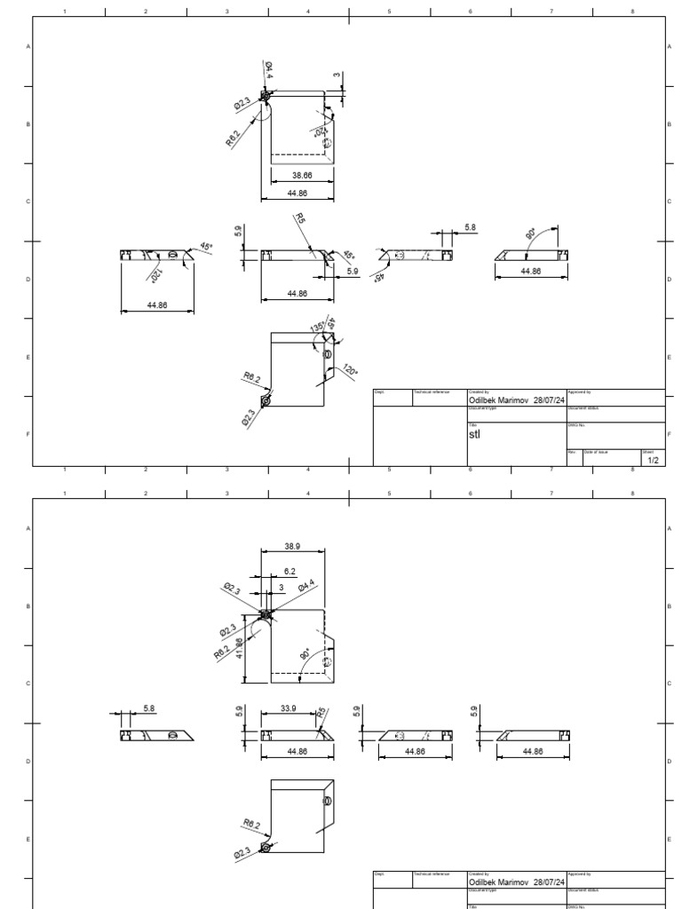 Stl Drawing v1 | PDF