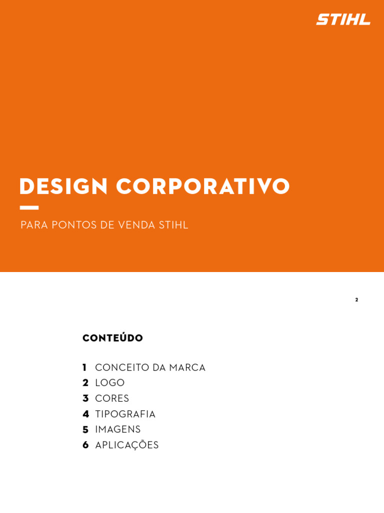 Manual de Identidade Visual - Design Corporativo para PDVs STIHL | PDF ...