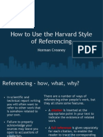 How to Use the Harvard Style of Referencing