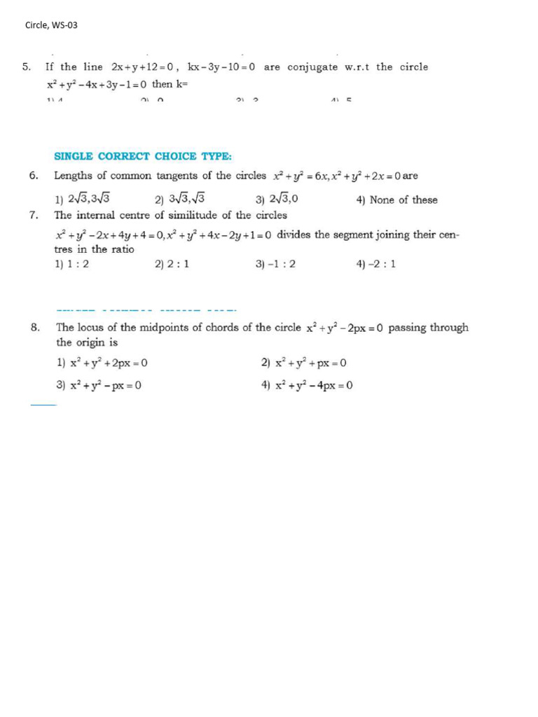 Circle Ws 3 | PDF