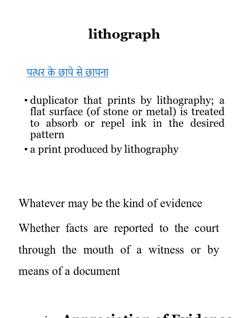 Evidence | PDF