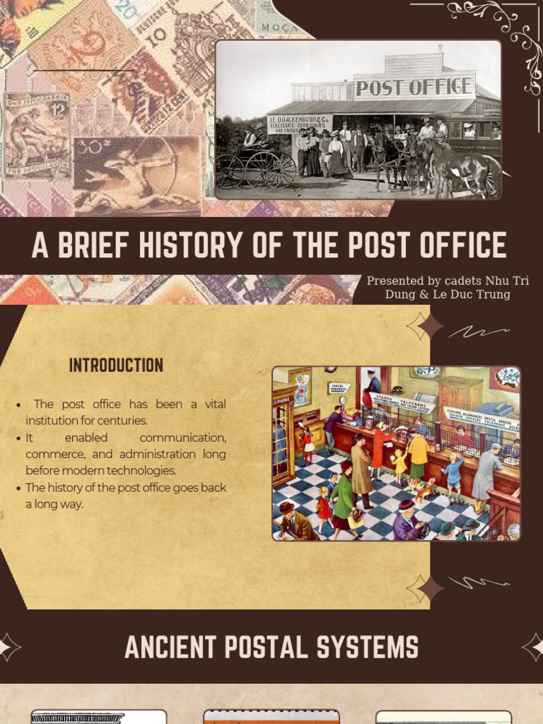 The History of The Post Office | PDF | Mail | Courier