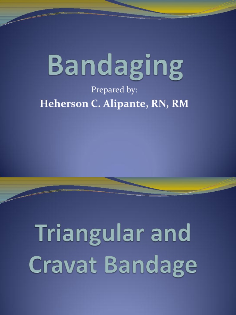 Triangular Bandaging Techniques Guide | PDF