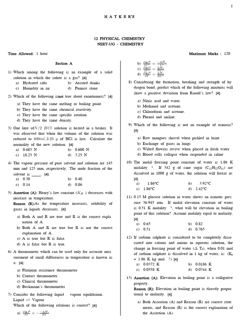 Physical Chem 1 | PDF | Scientific Phenomena | Physical Sciences
