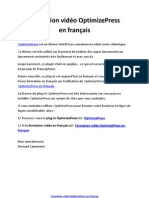 Formation Vidéo OptimizePress en Français