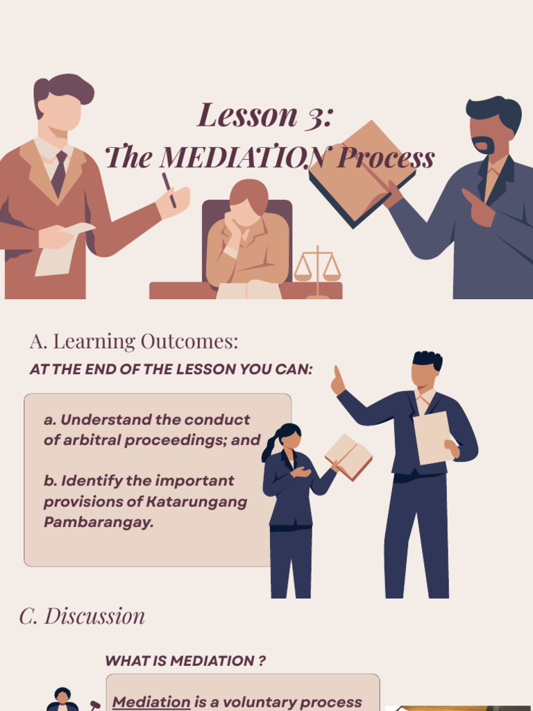 Mediation Process (Group 2) | PDF | Mediation | Alternative Dispute ...