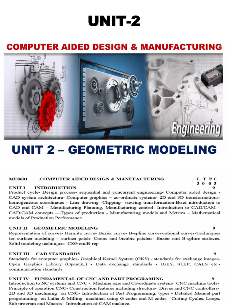 Unit 2 Cad Cam | PDF