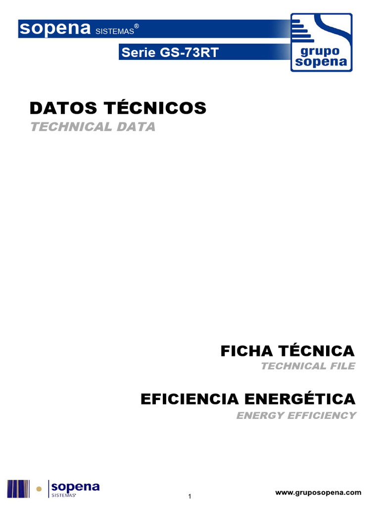 Gs 73 RT Technical File | PDF