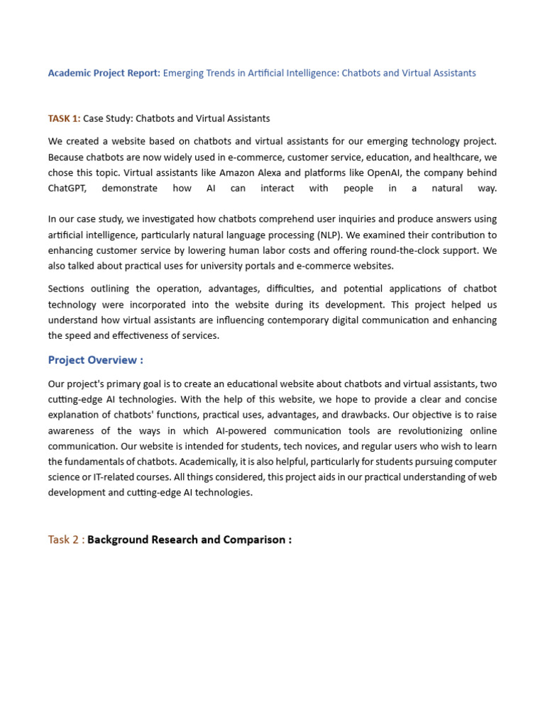 Academic Project Report | PDF