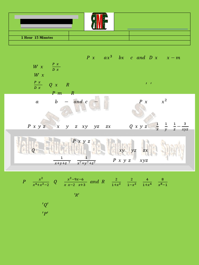 Model Test 01 (Exercise 2) | PDF
