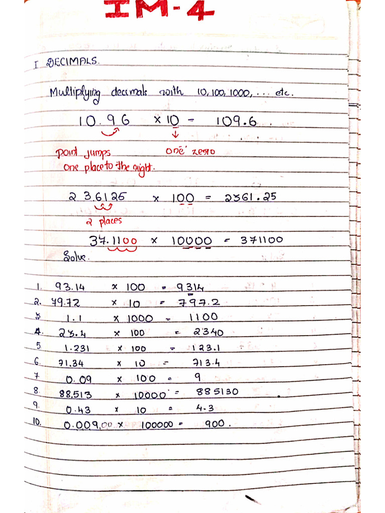 IM4_ Maths_ Cw_ Full Notes | PDF