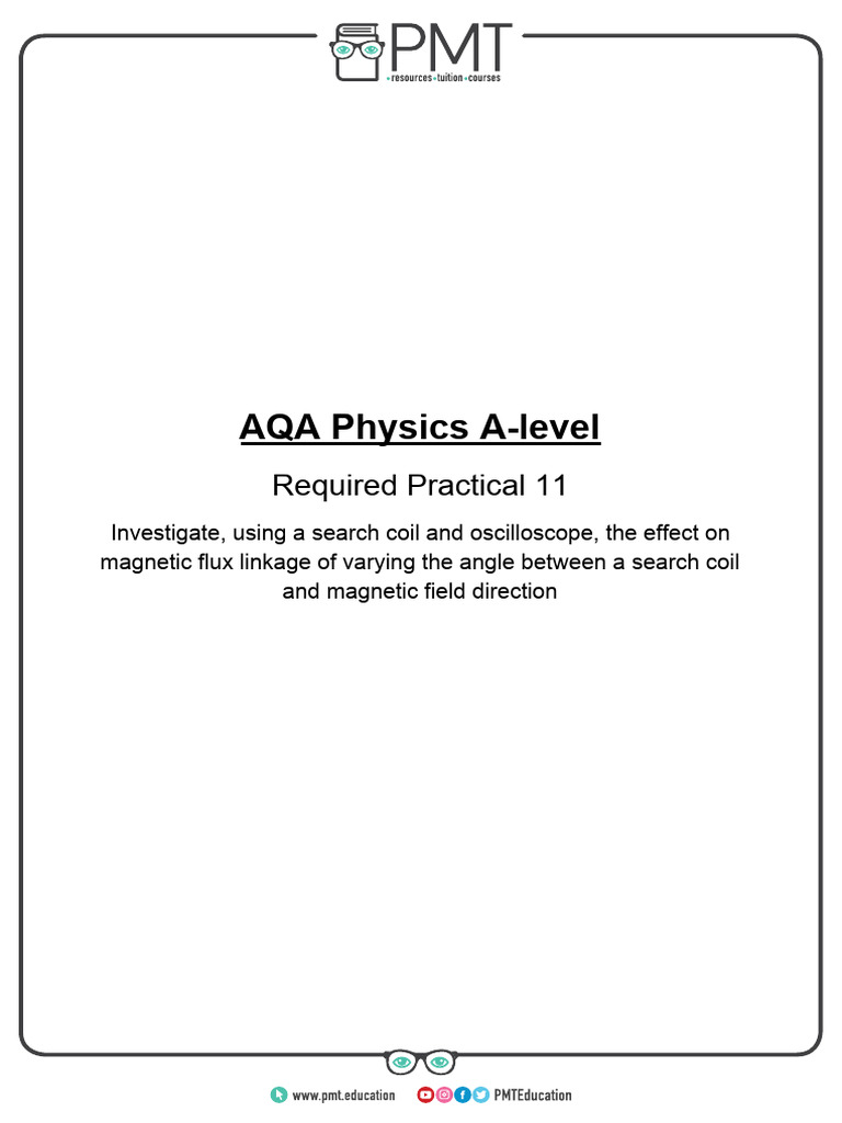 RP 11 - Magnetic Flux Linkage | PDF