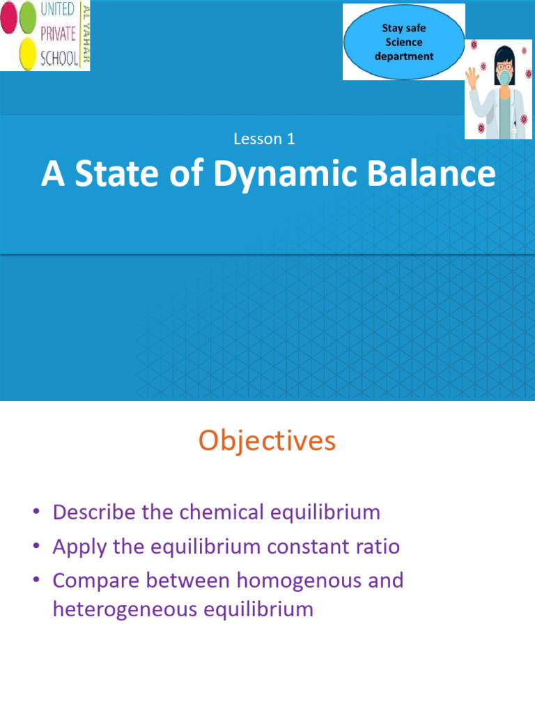 A State of Dynamic Balance | PDF | Chemical Equilibrium | Reaction Rate