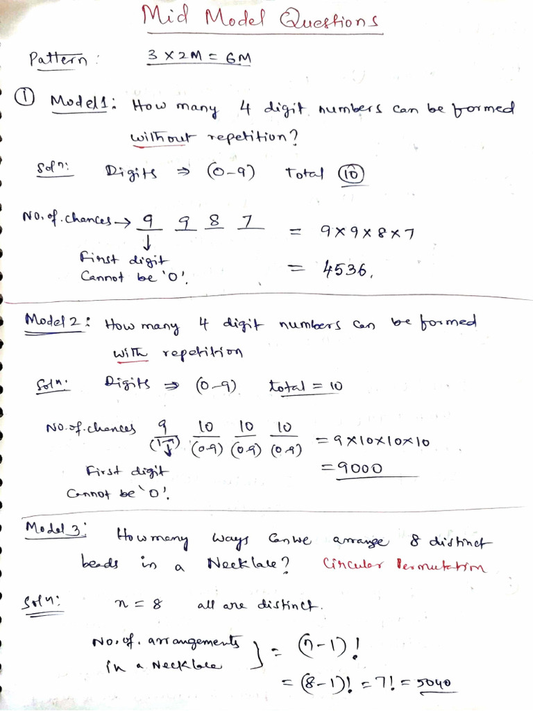 Important Questions for Mid 2 | PDF