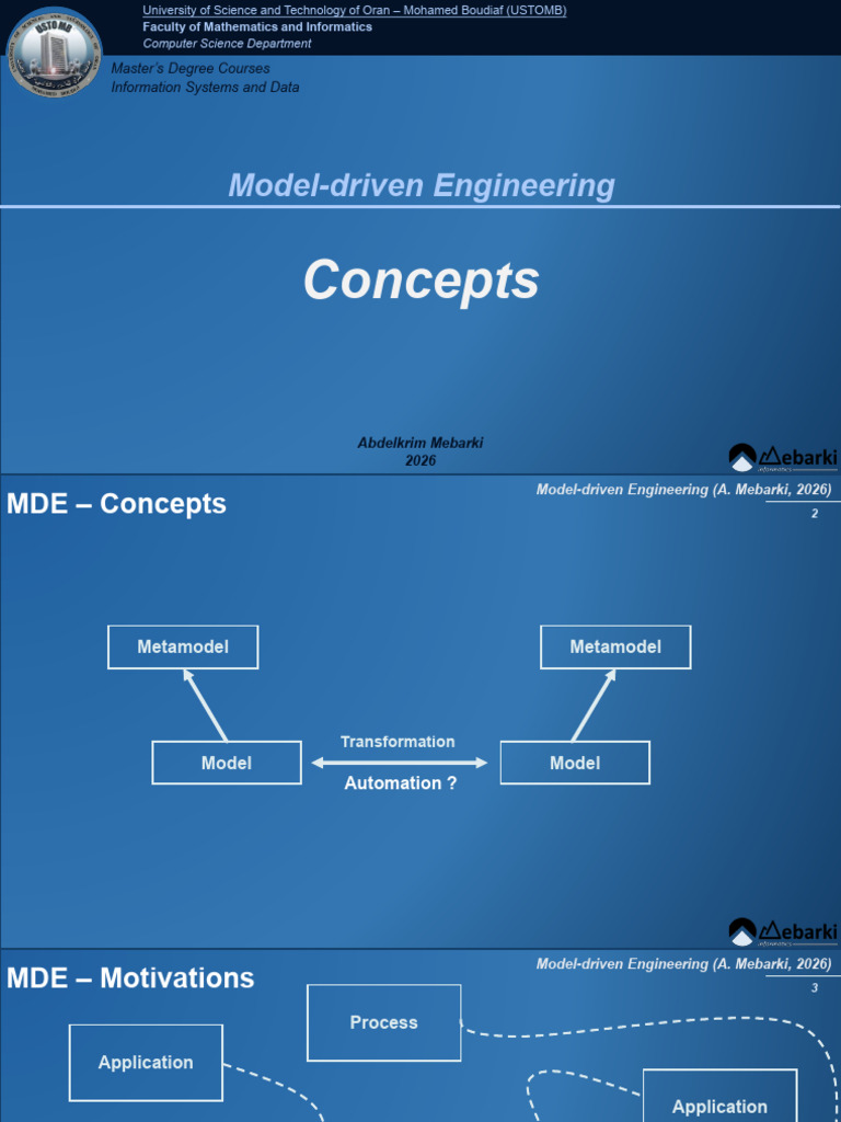 MDE 002 Concepts | PDF | System | Computer Science