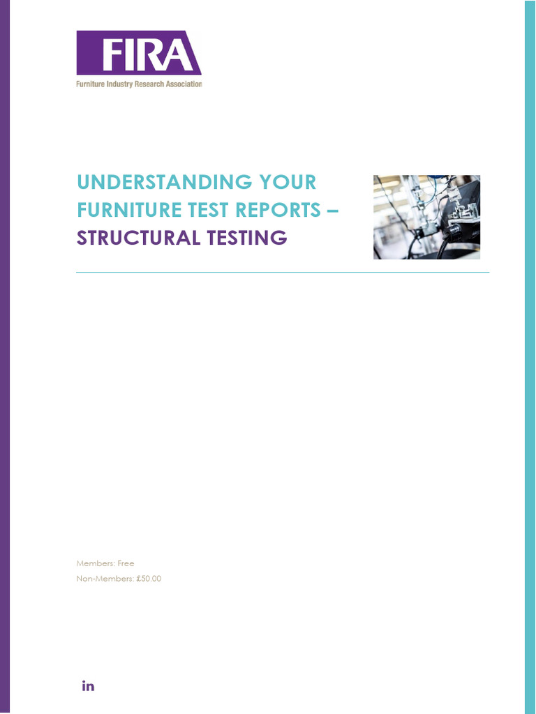 Understanding Your Furniture Test Reports Structural Testing | PDF