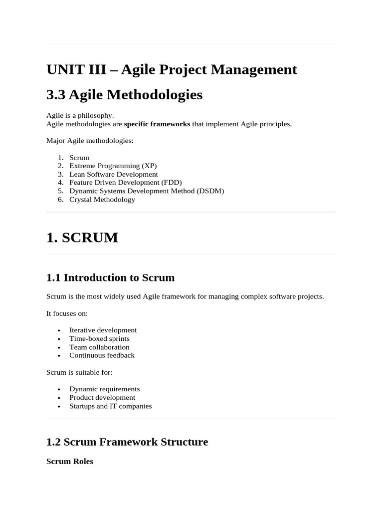 3.3 | PDF | Agile Software Development | Information Technology