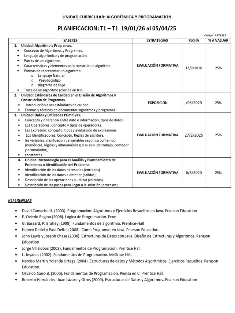 UC Algoritmo y Programacion | PDF | Algoritmos | Programación de ...