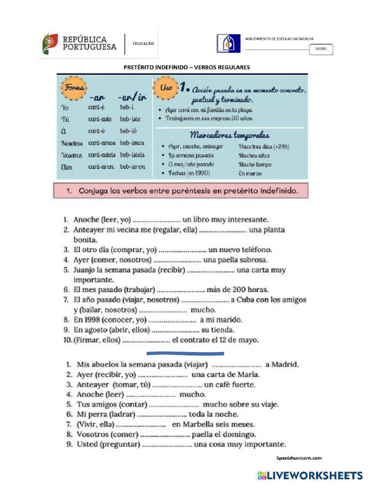 Worksheet 719448 | PDF